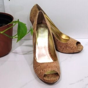 Nine West Cork Peep Toe Heels